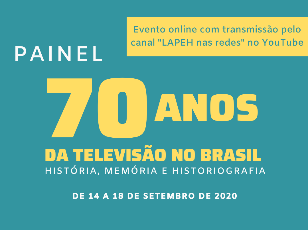 Painel 70 Anos da Televisão no Brasil tem participação de professor do Narra