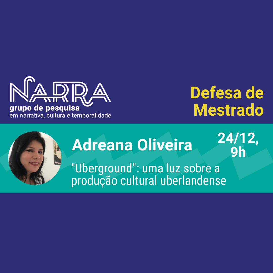 Adreana Oliveira defende seu trabalho de Mestrado